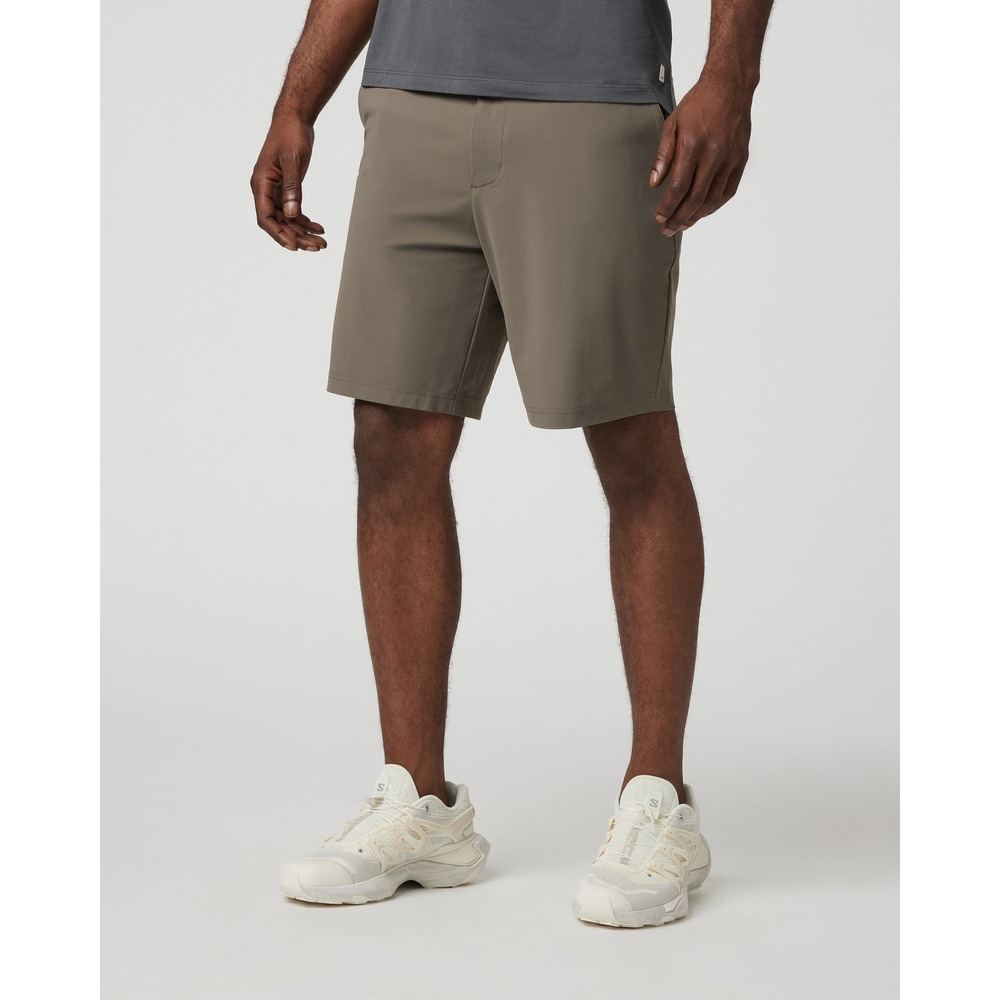 Vuori Fleet Chino Shorts Mens Large Cocoa Brown Stretch Performance athletic